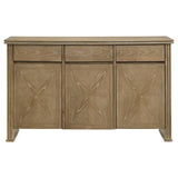Adina - 2-Door Sideboard Server - Distressed Light Brown by Coaster Fine Furniture | Bel Furniture