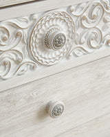 Paxberry - Six Drawer Dresser - Vinyl-Wrapped - Whitewash