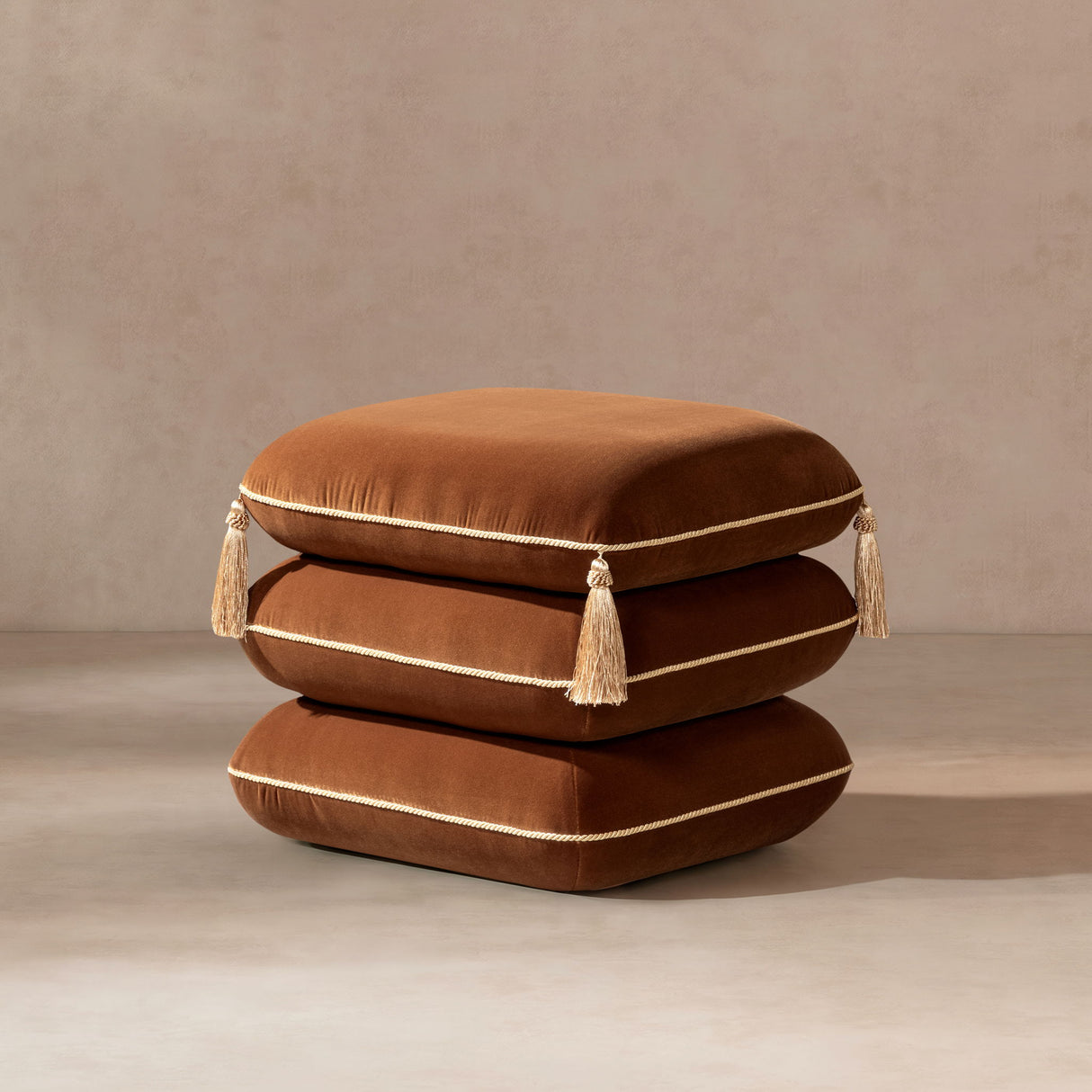 Monarch - Squared Upholstered Ottoman