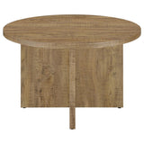Jamestown - Round Composite Wood Dining Table - Mango by CoasterEveryday | Bel Furniture