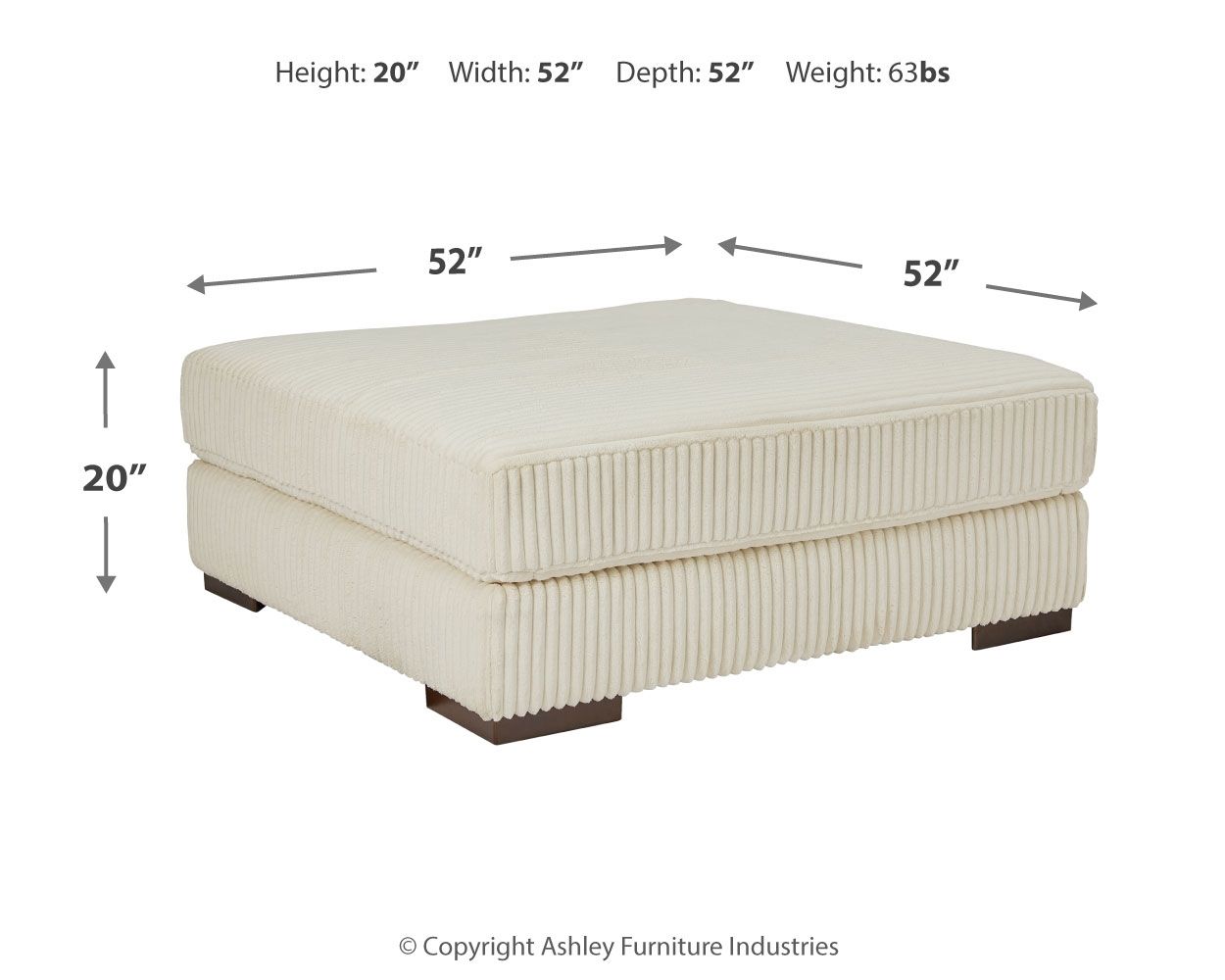 Lindyn - Oversized Accent Ottoman