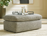 Dramatic - Granite - Ottoman by Benchcraft® | Bel Furniture