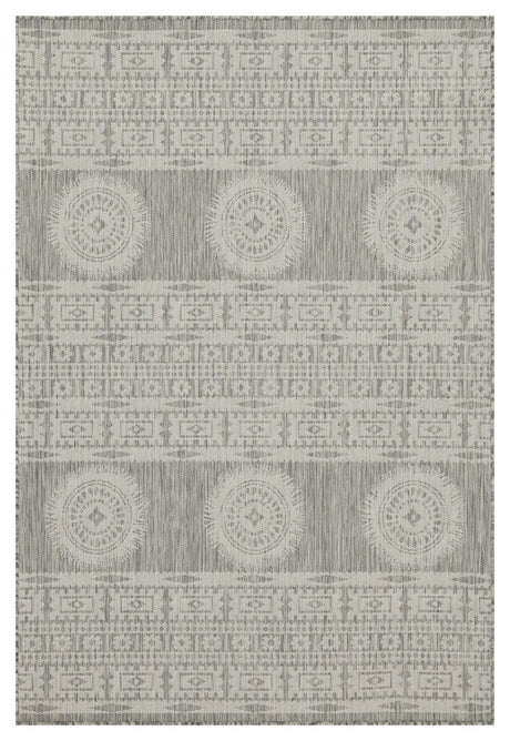 Sunshine - Indoor / Outdoor Area Polypropylene Rug Gray by Icona Home Decor | Bel Furniture