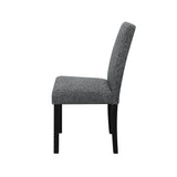 Dining Table Set With 4 Chairs, 5 Piece Set - Gray