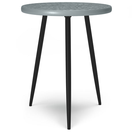 Sherbourne - Side Table - Gray by Simpli-Home | Bel Furniture