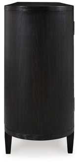 Rowanbeck - Black - Dining Room Server by Signature Design by Ashley® | Bel Furniture