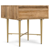 Fallon - End Table With Drawer - Natural