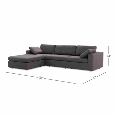 Cecilia - Modular Corner Sectional Modern Sofa - view 7