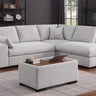 Joshua - 100" Sectional Sofa with Right Facing Chaise and Console Ottoman by Lilola Home | Bel Furniture