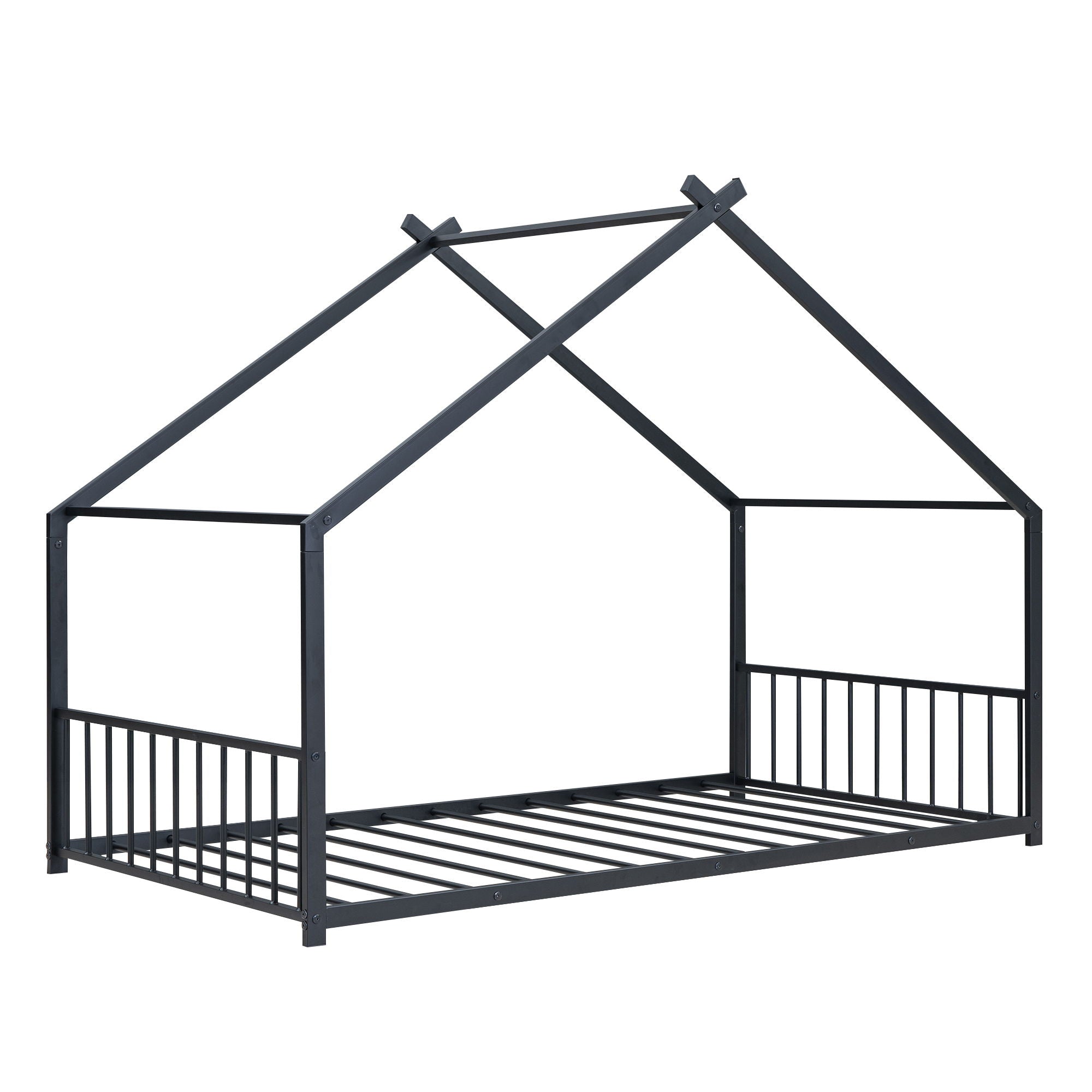 Metal House Bed