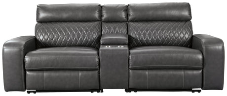 Samperstone - Power Reclining Sectional - view 20