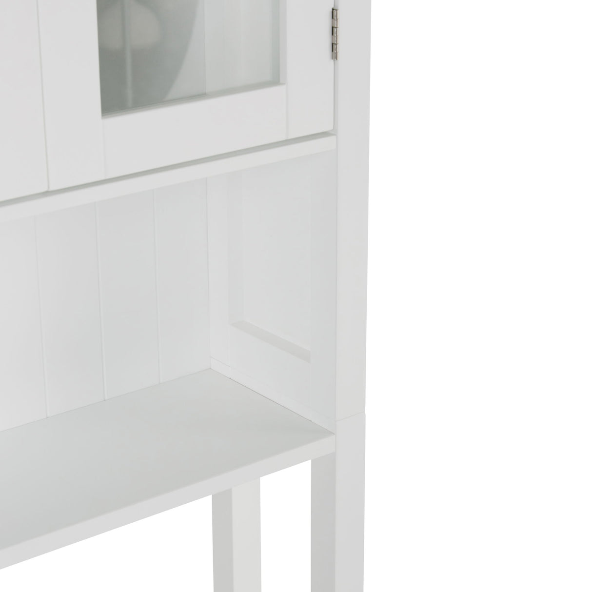 Acadian - Space Saver Cabinet - Pure White by Simpli-Home | Bel Furniture