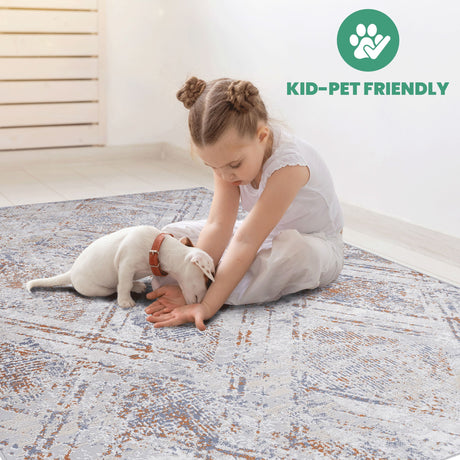 Payas - 6' X 9' Geometric Area Rug - Beige - view 6