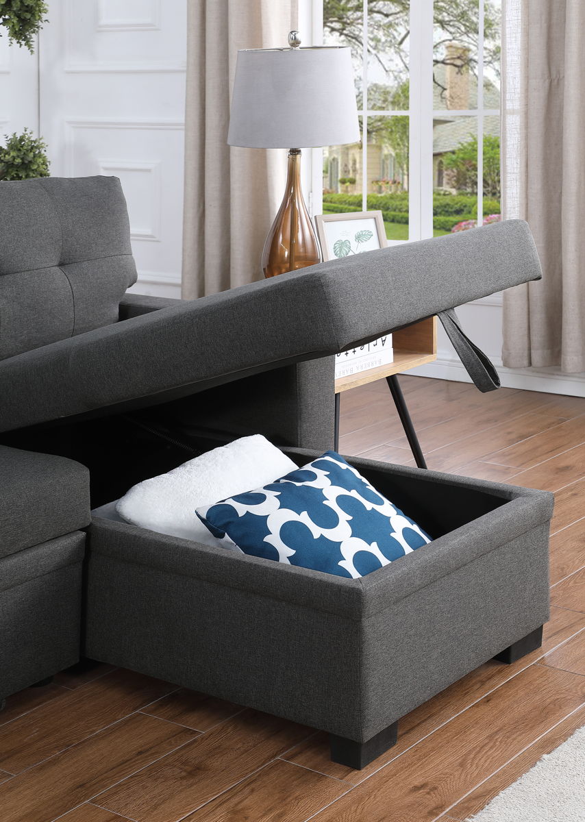 3 Piece Upholstered Sectional