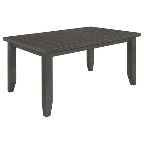 Dalila - Rectangular Dining Table Dark Gray by CoasterEveryday | Bel Furniture
