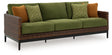 Horizon Hall - Brown / Green - Sofa With Cushion by Signature Design by Ashley® | Bel Furniture