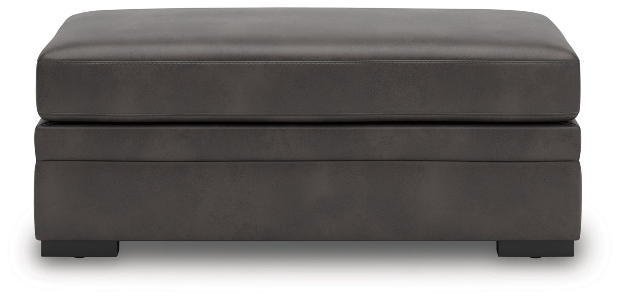 Lofton-Pike - Shadow - Oversized Accent Ottoman by Signature Design by Ashley® | Bel Furniture