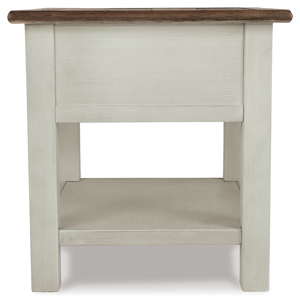 Bolanburg - White / Brown / Beige - Rectangular End Table by Signature Design by Ashley® | Bel Furniture