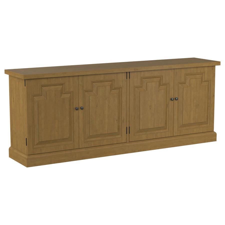 Florence - 4 Door Dining Sideboard Buffet Light Brown by Coaster Fine Furniture | Bel Furniture