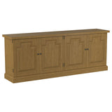 Florence - 4 Door Dining Sideboard Buffet Light Brown by Coaster Fine Furniture | Bel Furniture