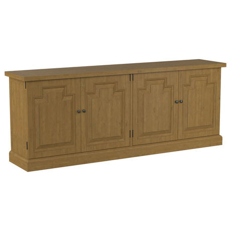 Florence - 4 Door Dining Sideboard Buffet Light Brown by Coaster Fine Furniture | Bel Furniture