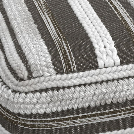 Sommer - Handcrafted Square Pouf - view 12