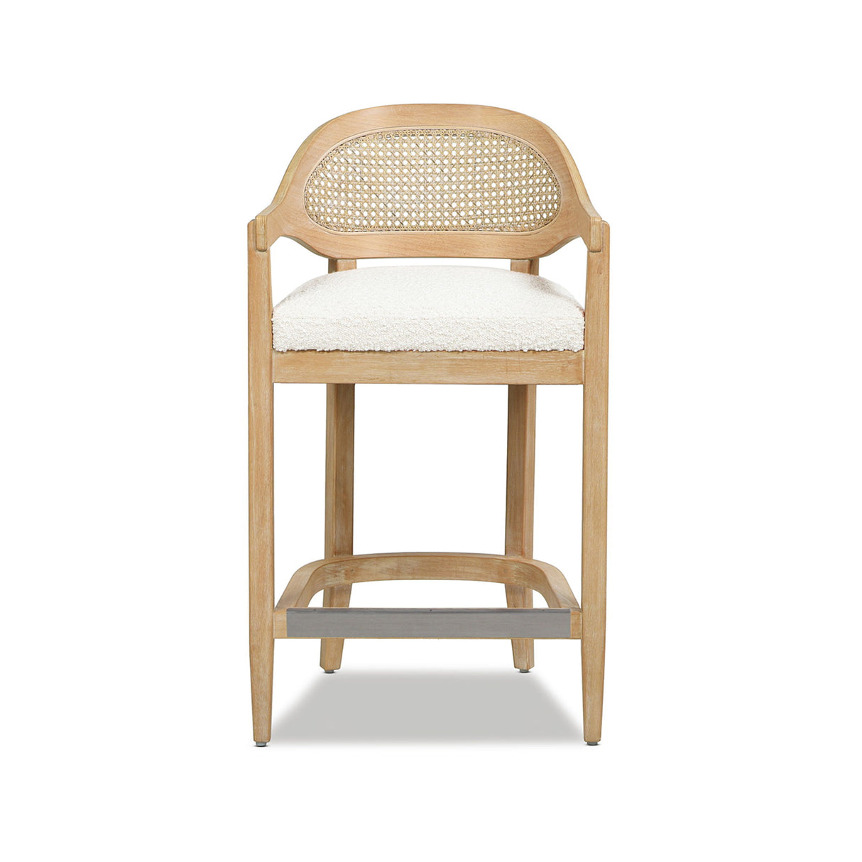 Americana - Mid-Century Modern Cane Back Counter Stool by Jennifer Taylor Home | Bel Furniture