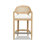Americana - Mid-Century Modern Cane Back Counter Stool by Jennifer Taylor Home | Bel Furniture