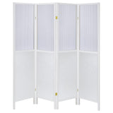 Mattison - 4-Panel Room Divider Folding Shoji Screen by Coaster Fine Furniture | Bel Furniture