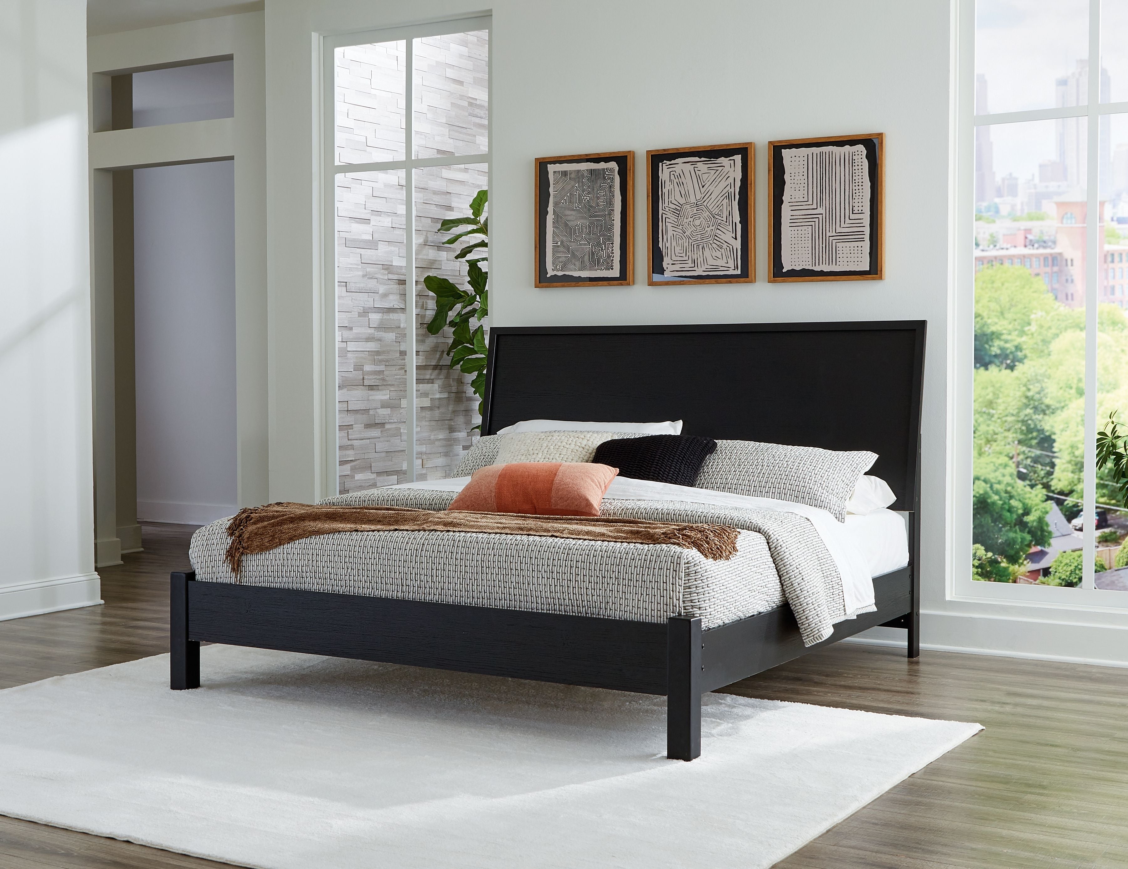 Danziar - Panel Bed With Low Footboard