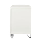 Uriuni - Nightstand - Gold / White