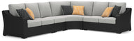 Beachcroft - Outdoor Sectional Black 4 Pc. Sectional by Signature Design by Ashley® | Bel Furniture