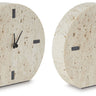Donfordson - Table Clock Beige 2 Pieces by Signature Design by Ashley® | Bel Furniture