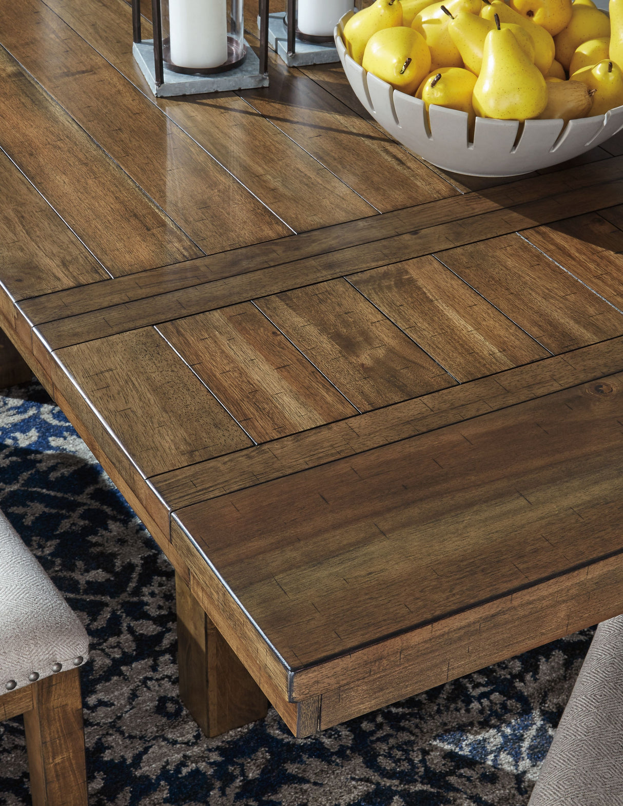 Moriville - Grayish Brown - Rectangular Dining Room Extension Table by Signature Design by Ashley® | Bel Furniture