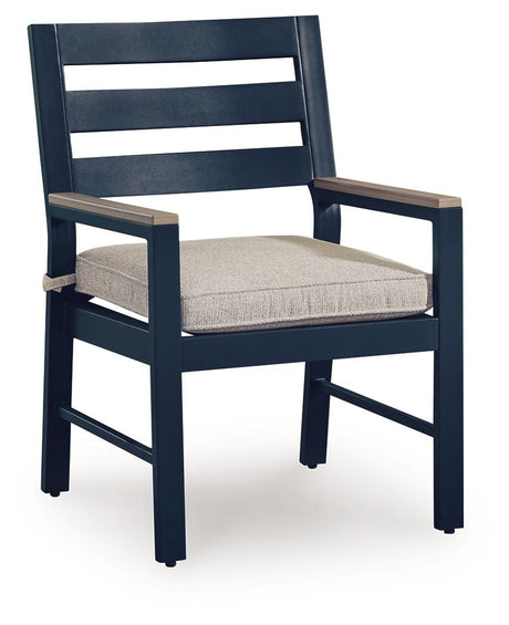 East Beach - Arm Chair With Cushion (Set of 2) - Blue - view 6