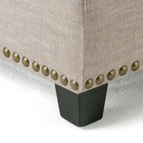 Kingsley - Upholstered Large Storage Ottoman - view 16