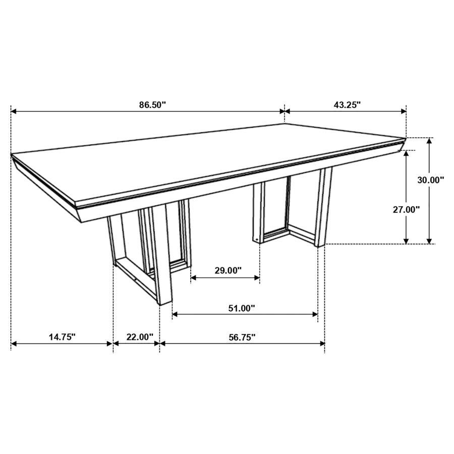 Kelly - Rectangular Dining Table Set