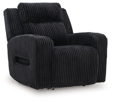 Forest Lake - Recliner With Adj Headrest Black by Signature Design by Ashley® | Bel Furniture