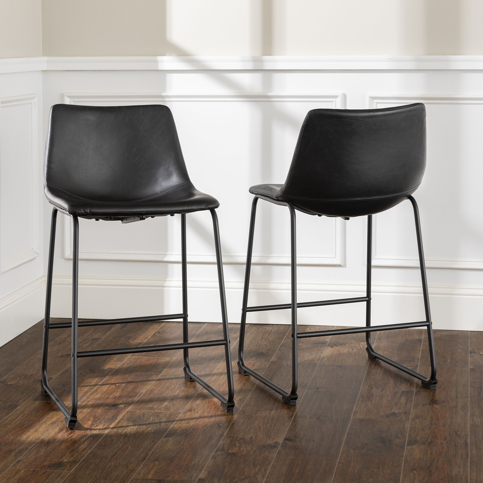 Industrial Counter Stools (Set of 2)