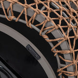 Willow - Upholstered Patio Deep Seating Armchair, Wicker Frame