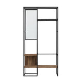 Modern Hall Tree With Hanging Storage by Walker Edison | Bel Furniture