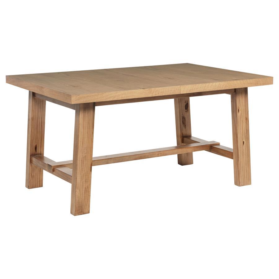 Middleton - Extension Leaf Dining Table - Natural Brown by Coaster Fine Furniture | Bel Furniture