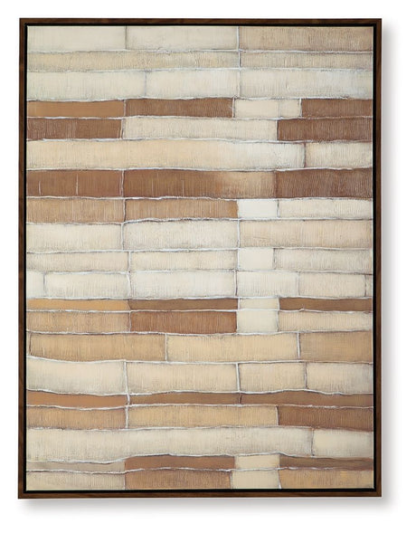 Kalanmore - Brown / Tan / White - Wall Art by Signature Design by Ashley® | Bel Furniture