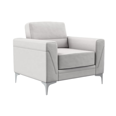 Creta - Chair - Light Gray by Global Furniture USA | Bel Furniture
