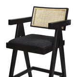 Milan - Modern Webbing Back Stool With Arms (Set of 3) by Jennifer Taylor Home | Bel Furniture