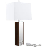 Elena - Square Tapered Mirrored Lamp by Coaster Fine Furniture | Bel Furniture