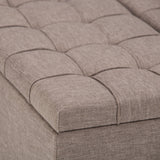 Harrison - Coffee Table Storage Ottoman - Tanners Brown