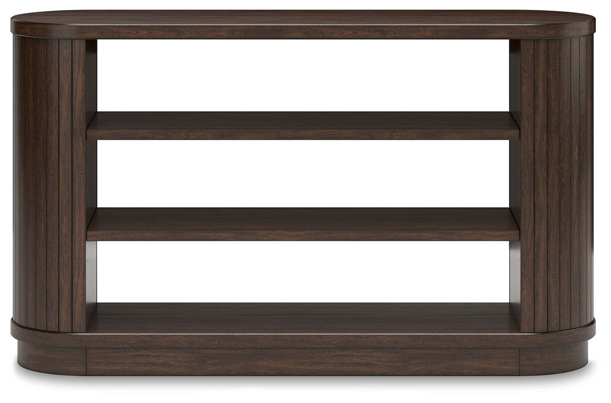 Korestone - Warm Brown - 3 Pc. - Home Office Desk, Chair, Credenza by Signature Design by Ashley® | Bel Furniture