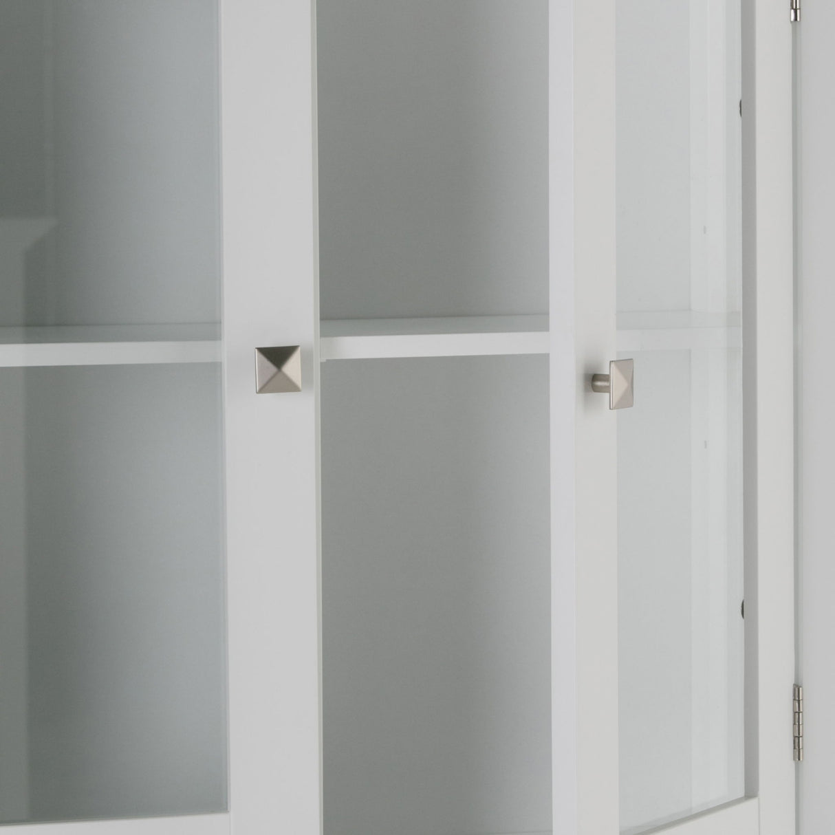 Acadian - Space Saver Cabinet - Pure White by Simpli-Home | Bel Furniture