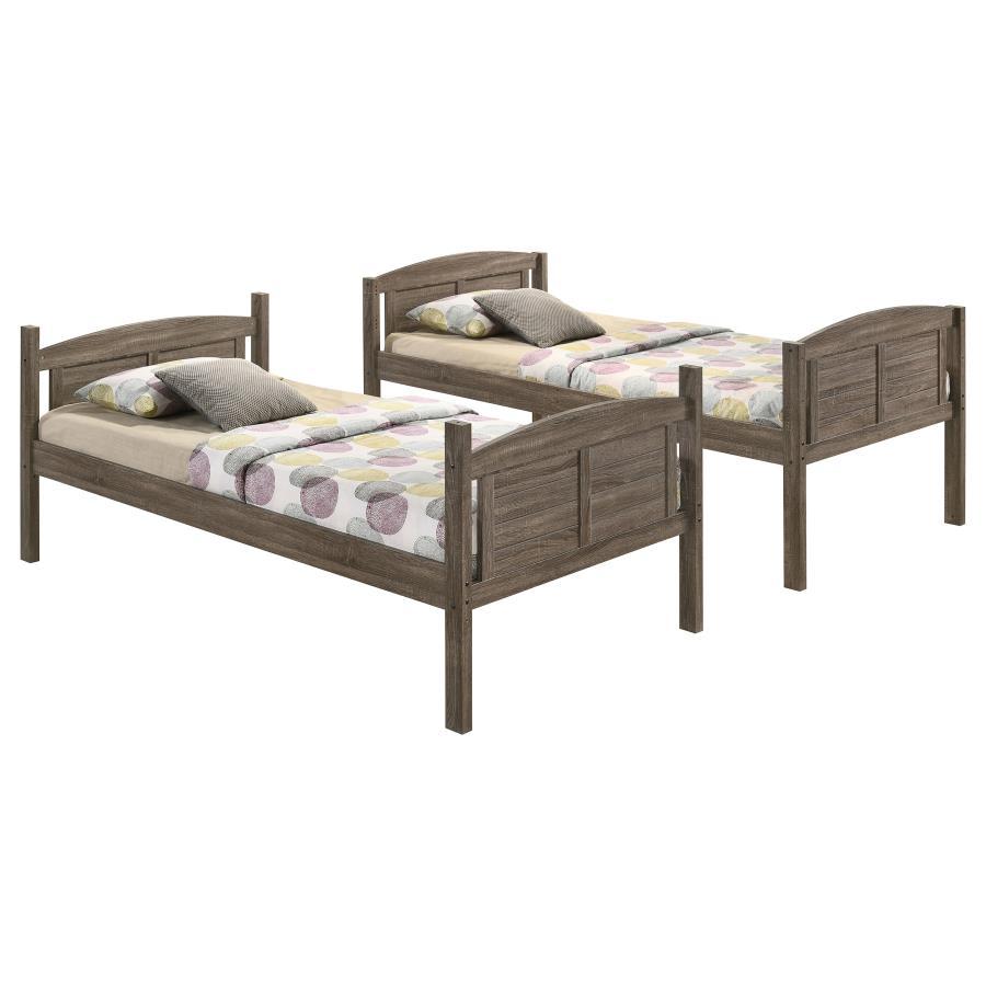 Flynn - Wood Bunk Bed With Mattress by Coaster Fine Furniture | Bel Furniture